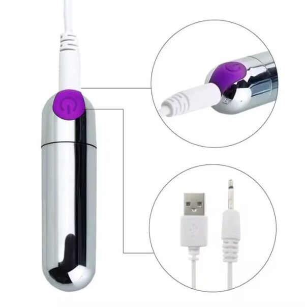 Bullet rechargeable avec 10 niveaux de vibrations