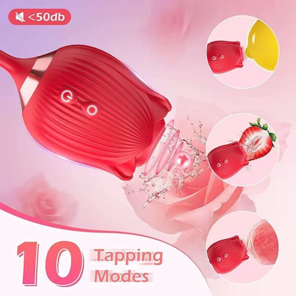 Rose 🌹 Suceuse aller-retour rechargeable Premium