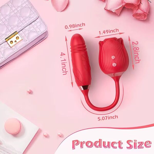 Rose 🌹 Suceuse aller-retour rechargeable Premium