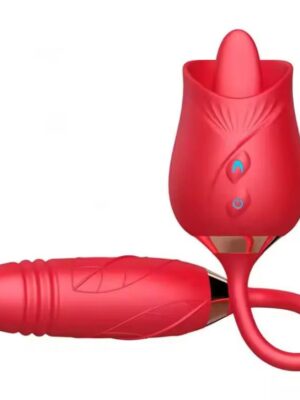 Rose 🌹 lécheuse aller-retour rechargeable Premium