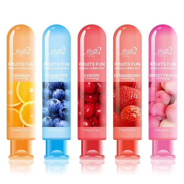 Lubrifiants comestibles arômes fruités 120 ML