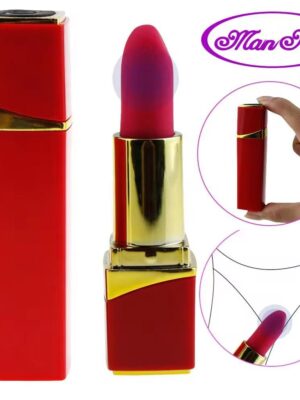 Vibro rouge à lèvre Médium rechargeable avec 10 niveaux de vibrations