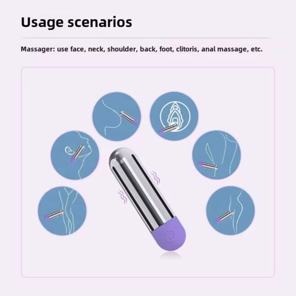 Bullet DUO Premium rechargeable avec 10 niveaux de vibrations