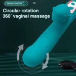 Vibro RABBIT VIP 🐰 rechargeable télescopique rotatif chauffant et doté d’un suceur avec 10 niveaux nets