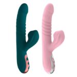 Vibro RABBIT VIP 🐰 rechargeable télescopique rotatif chauffant et doté d’un suceur avec 10 niveaux nets