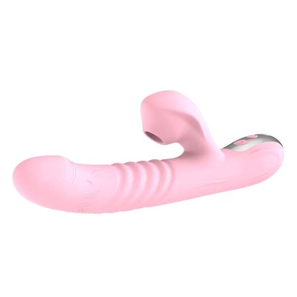 Vibro RABBIT VIP 🐰 rechargeable télescopique rotatif chauffant et doté d’un suceur avec 10 niveaux nets