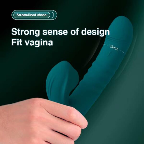 Vibro RABBIT VIP 🐰 rechargeable télescopique rotatif chauffant et doté d’un suceur avec 10 niveaux nets