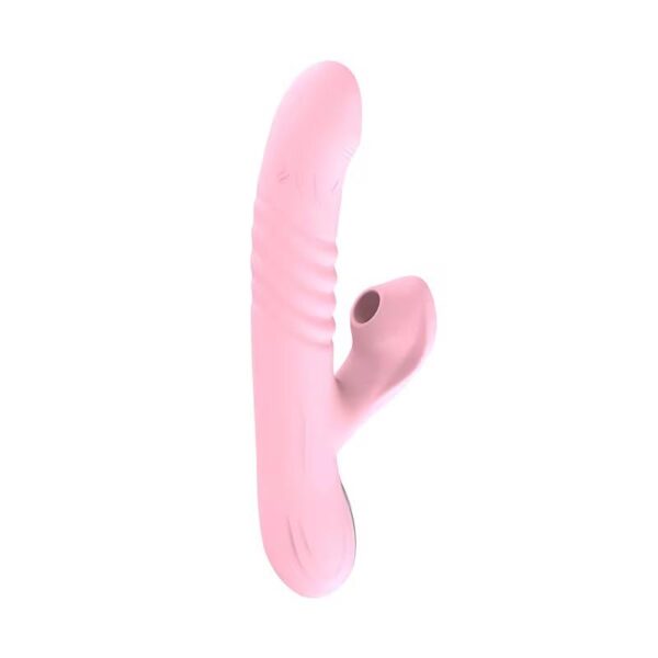 Vibro RABBIT VIP 🐰 rechargeable télescopique rotatif chauffant et doté d’un suceur avec 10 niveaux nets