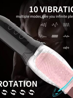 Rose🌹 rotative télescopique et rechargeable pour homme