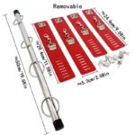 Barres BDSM en fer et cuir dotées de clés et de cadenas