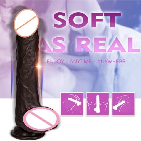 Gode VIP vibrant télescopique chauffant rechargeable et doté de sa télécommande