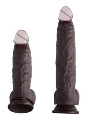 Gode manuel non vibrant en silicone médical de qualité supérieure (disponible en 2 tailles)