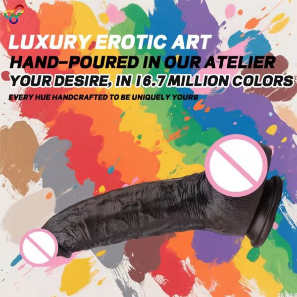 Gode manuel non vibrant en silicone médical de qualité supérieure (disponible en 2 tailles)