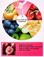 Lubrifiants comestibles arômes fruités (120 ml)