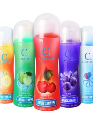 Lubrifiants comestibles arômes fruités (120 ml)