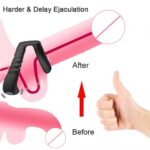 Anneau pénien vibrant rechargeable doté d’un stimulateur de clitoris