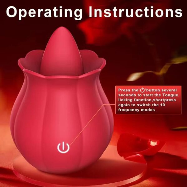 Rose 🌹 lécheuse rechargeable Premium