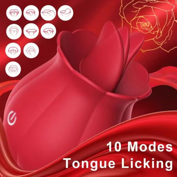Rose 🌹 lécheuse rechargeable Premium
