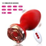 Plug Anal rechargeable doté de sa télécommande avec 10 niveaux de vibrations