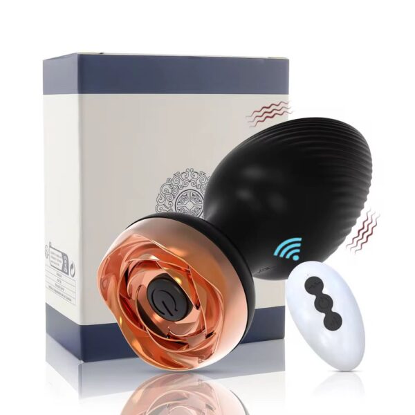 Plug Anal rechargeable doté de sa télécommande avec 10 niveaux de vibrations